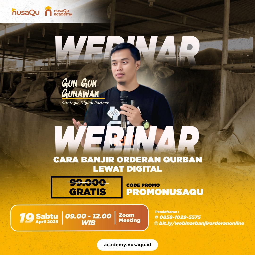 Webinar Banjir Orderan Qurban Lewat Digital